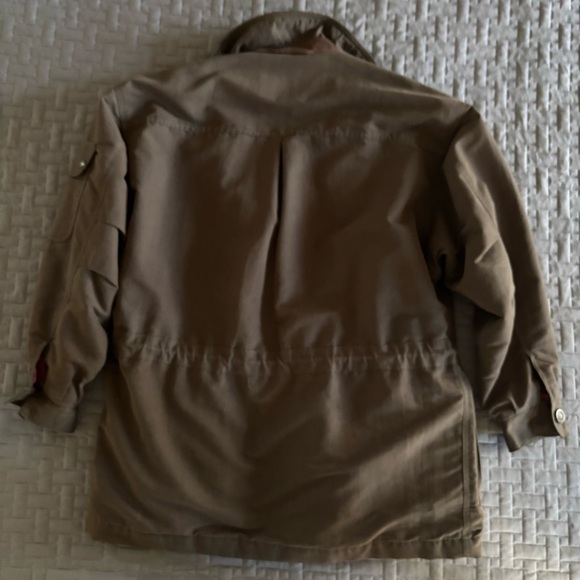Timberland 90’s Utility Jacket Goretex Oversized canvas with leathers collar - Picture 4 of 5